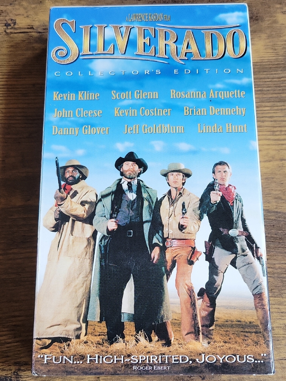 Silverado Collector's Edition VHS — Western Movie Cover